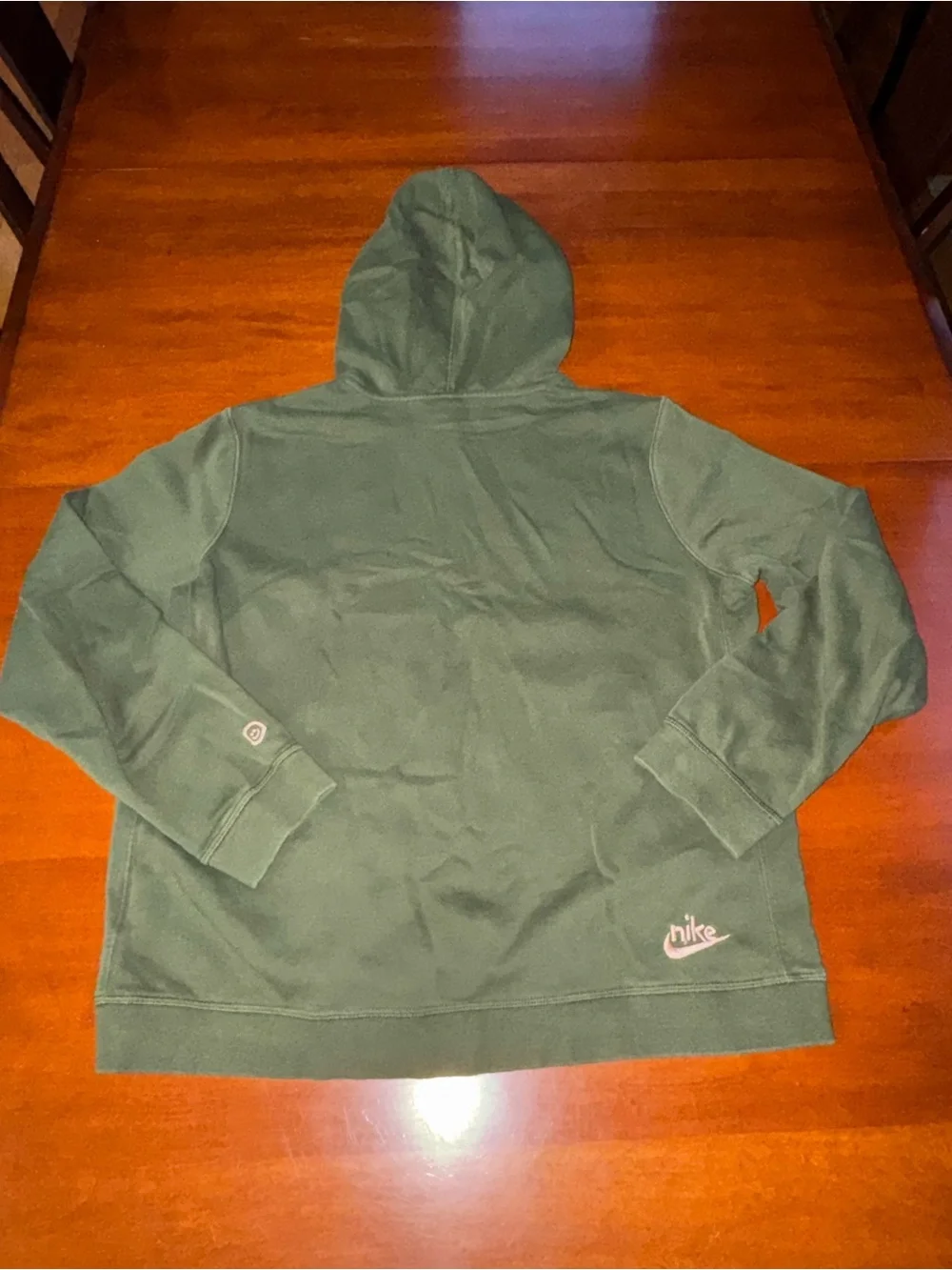 Nike Youth XL Olive Green Multicolor Logo Pullover Hoodie Kids